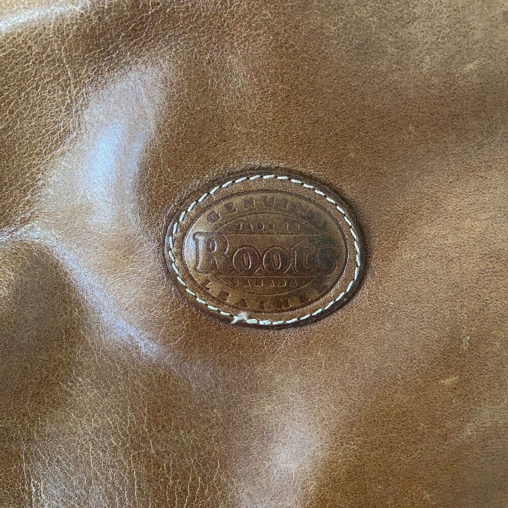 Vintage Roots Villager Tribe Brown Leather Purse with Long Adjustable Strap - Picture 6 of 11